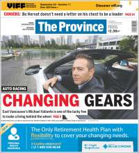 Portada de The Province (Canadá)