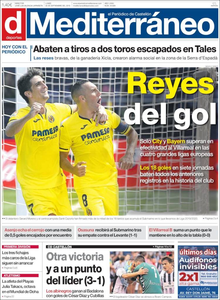 Portada de El Periódico Mediterraneo (Espa&ntilde;a)