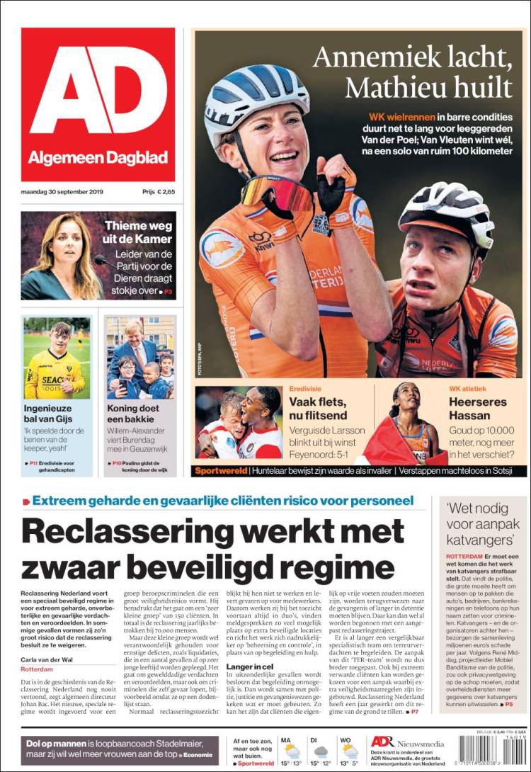 Portada de AD (Pa&iacute;ses Bajos)