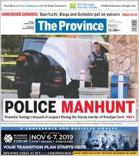 Portada de The Province (Canada)