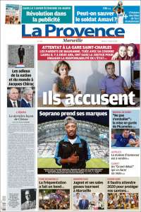 Portada de La Provence (Francia)