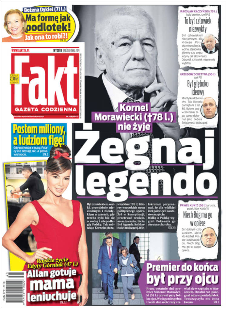 Portada de Fakt (Polonia)
