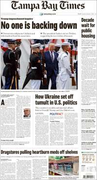 Portada de Tampa Bay Times (États-Unis)