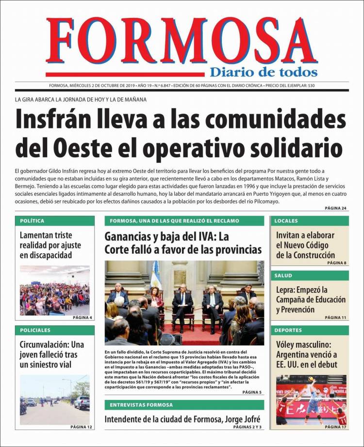 Portada de Formosa (Argentina)