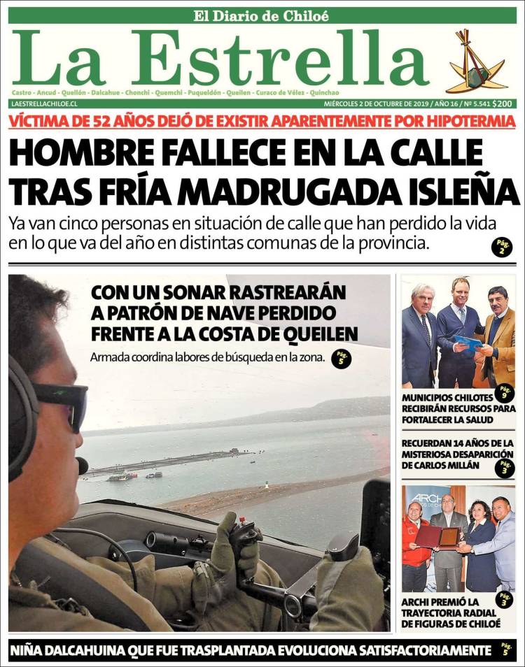 Portada de Estrella de Chiloé (Chile)