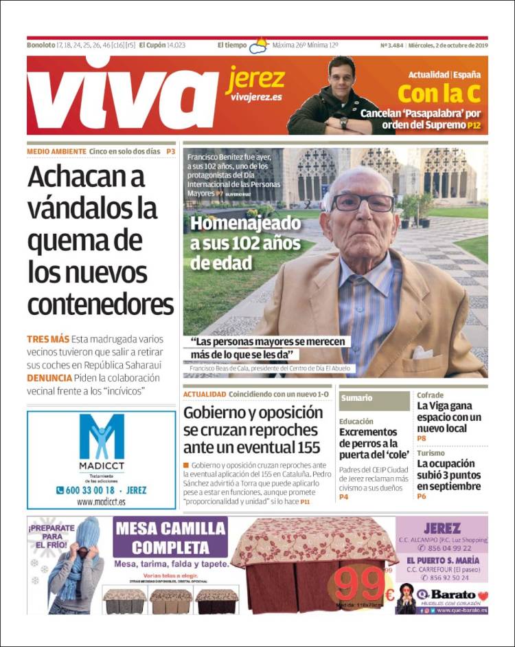 Portada de Información - Jerez (España)