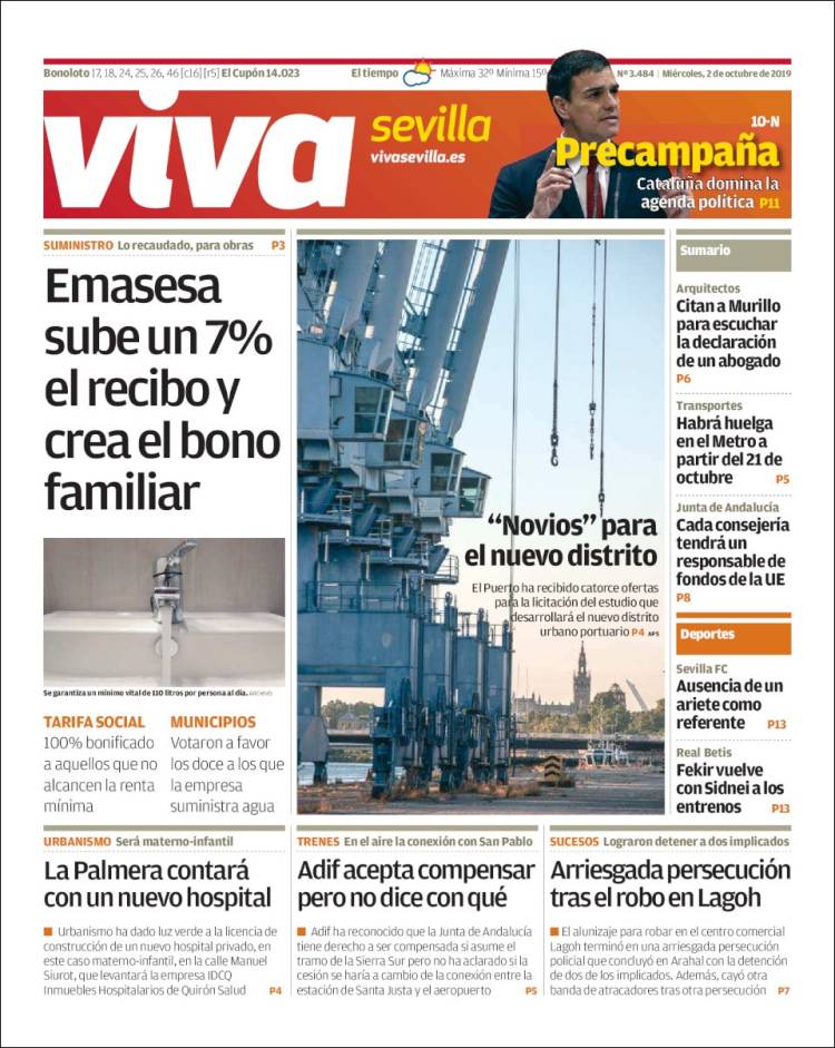 Portada de Viva Sevilla (España)