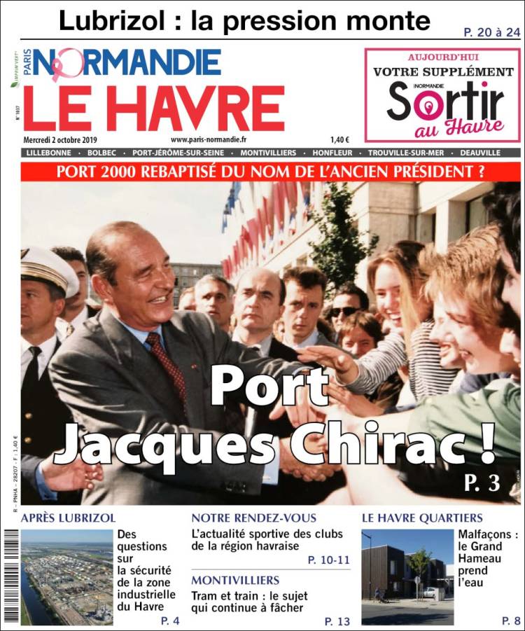 Portada de Le Havre Libre (Francia)