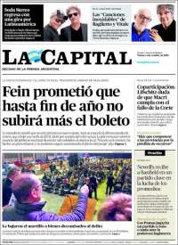 Portada de La Capital - Rosario (Argentina)