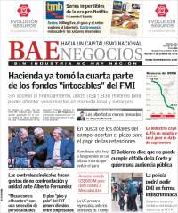 Portada de Buenos Aires Económico (Argentina)