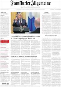 Portada de Frankfurter Allgemeine (Germany)