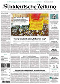 Portada de Sueddeutsche (Germany)