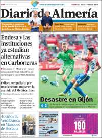 Portada de Diario de Almería (Spain)