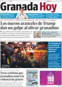 Portada de Granada Hoy (Spain)