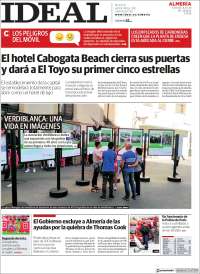 Portada de Ideal Almeria (Spain)