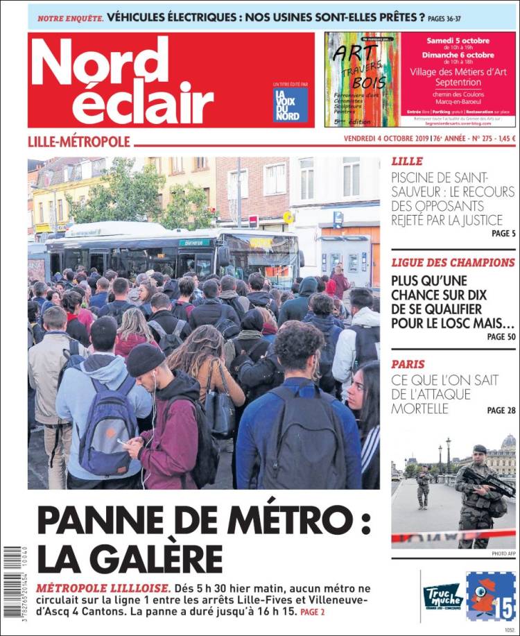 Portada de Nord Éclair (Francia)