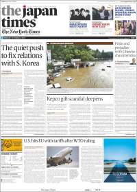 Portada de The Japan Times (Japan)