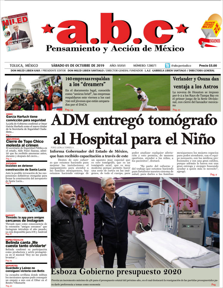 Portada de A.B.C.  (México)