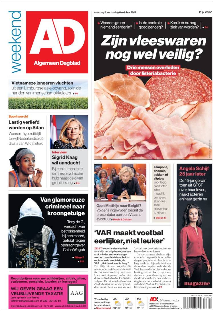 Portada de AD (Pa&iacute;ses Bajos)