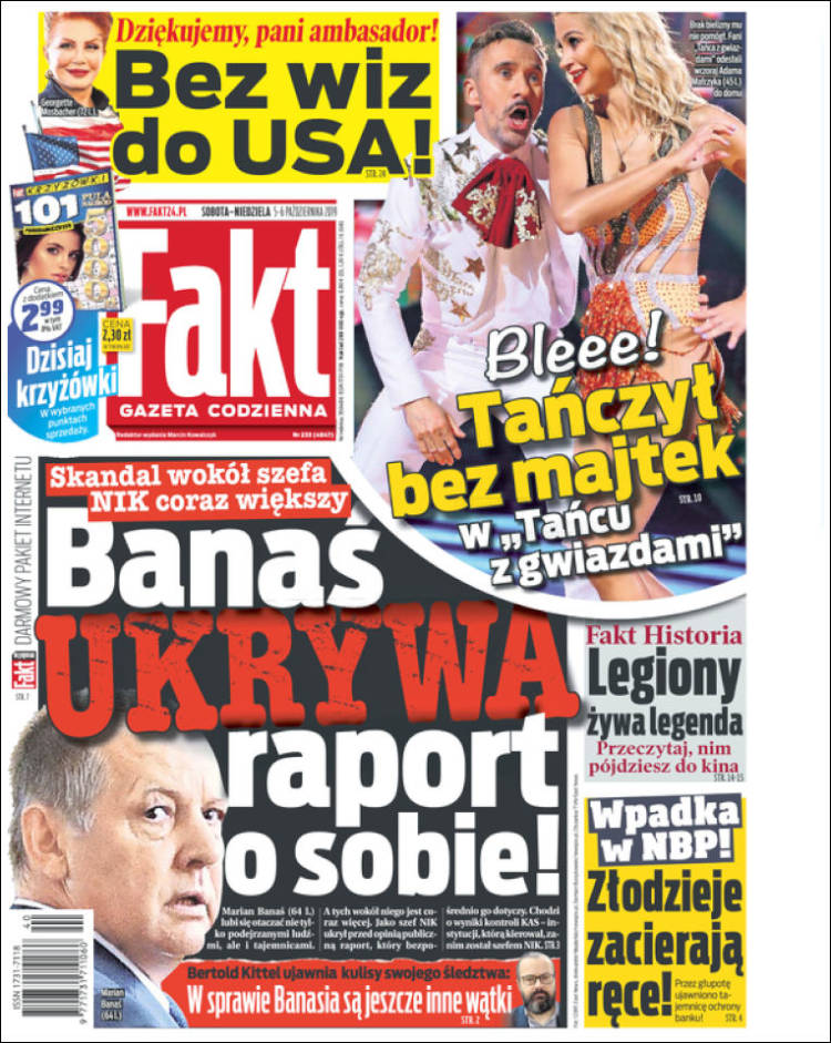 Portada de Fakt (Polonia)