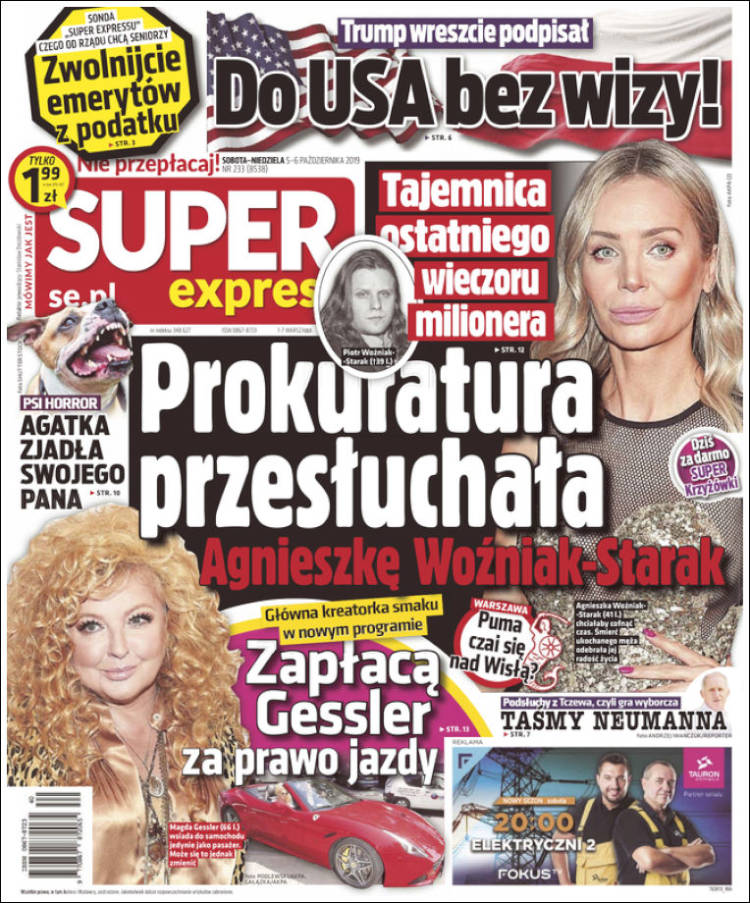 Portada de Super Express (Polonia)