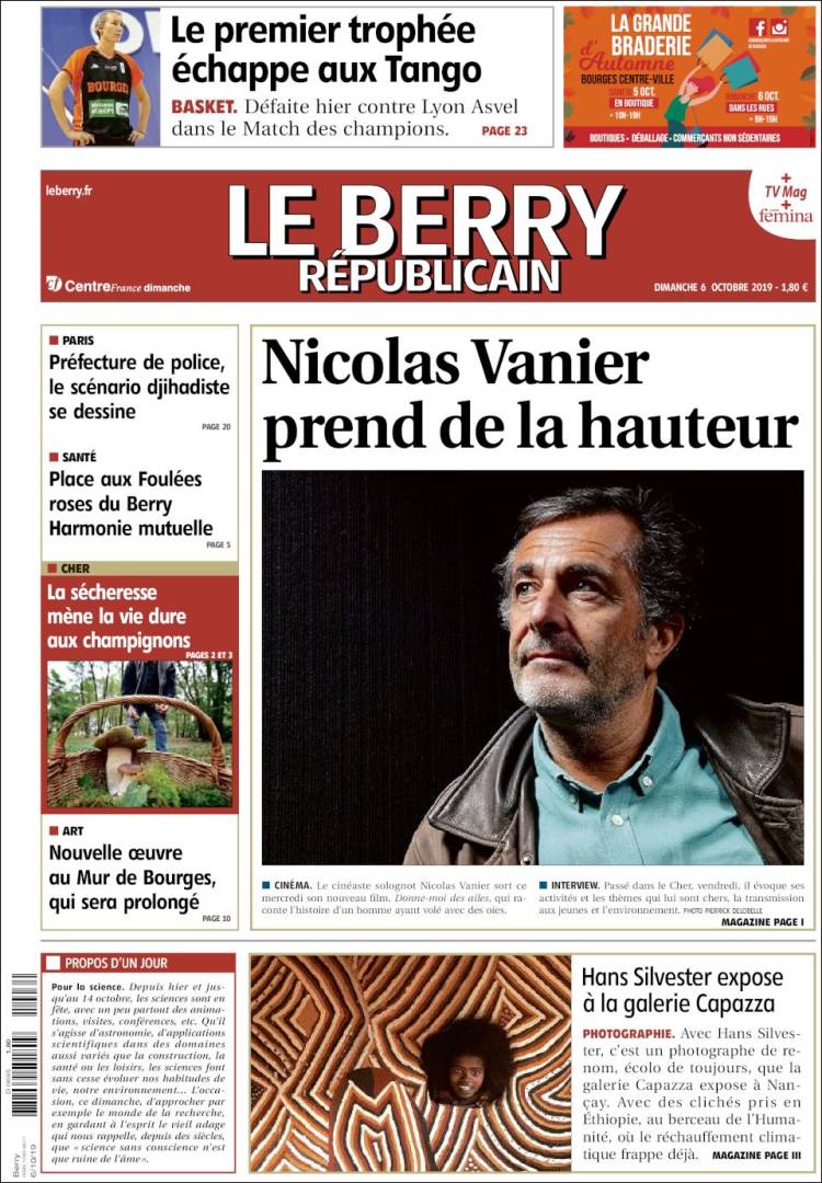 Portada de Berry Republicain (France)