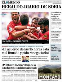 Portada de Diario de Soria (España)