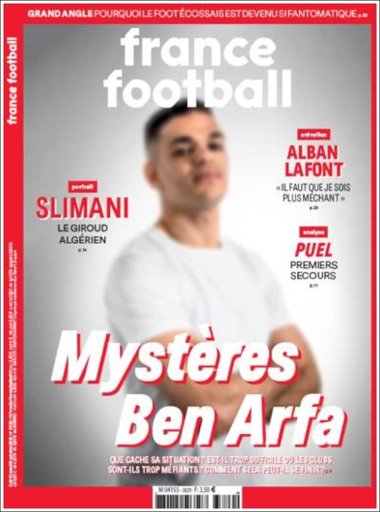 Portada de France Football (Francia)
