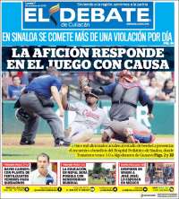 Portada de El Debate de Culiacán (M&eacute;xico)