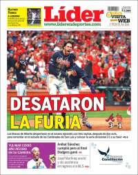 Portada de Lider en deportes (Venezuela)
