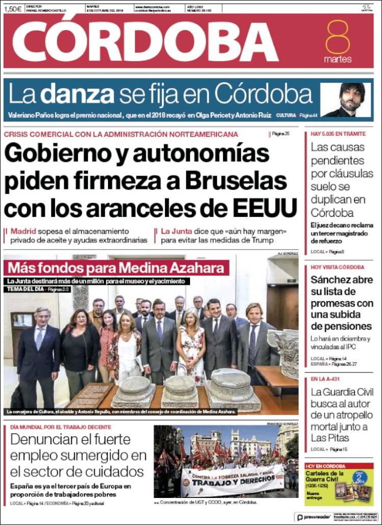 Portada de Diario de Córdoba (Espa&ntilde;a)