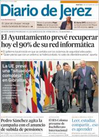 Portada de Diario de Jerez (España)