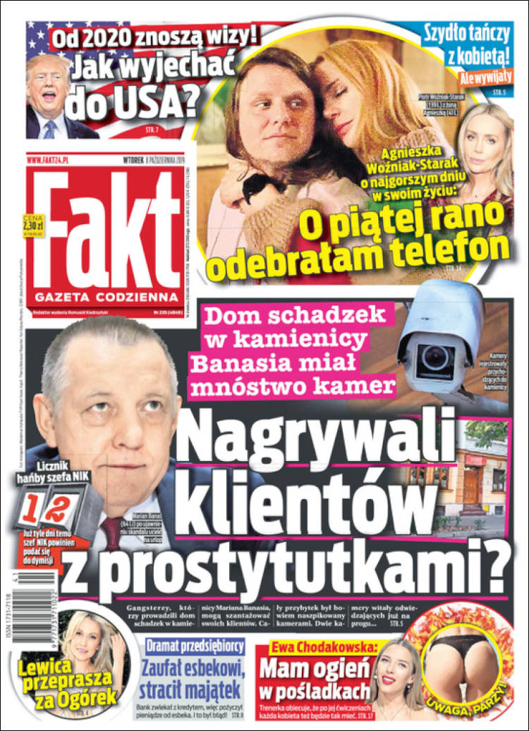Portada de Fakt (Polonia)