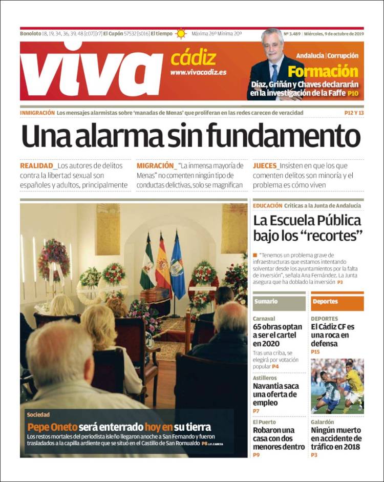 Portada de Viva Cadiz (España)