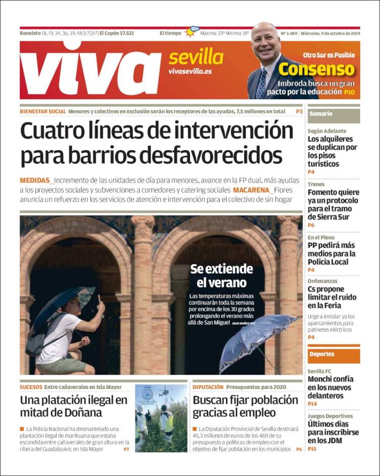 Portada de Viva Sevilla (España)