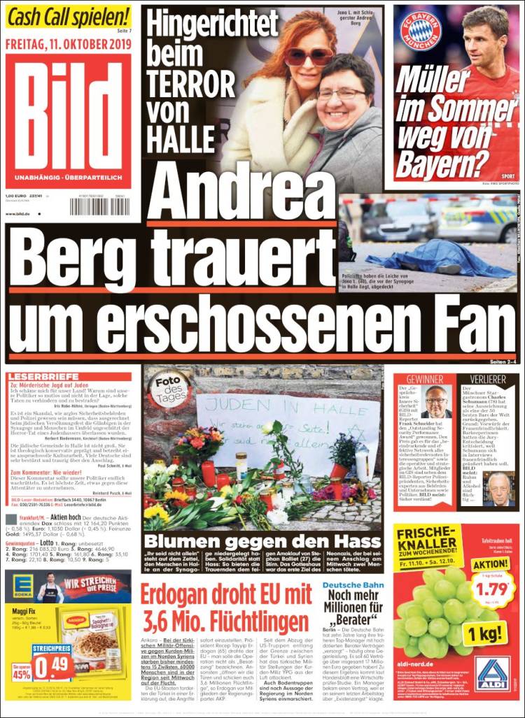 Portada de Bild (Alemania)