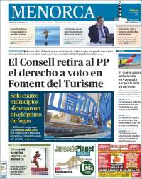 Portada de Menorca - Diario Insular (España)