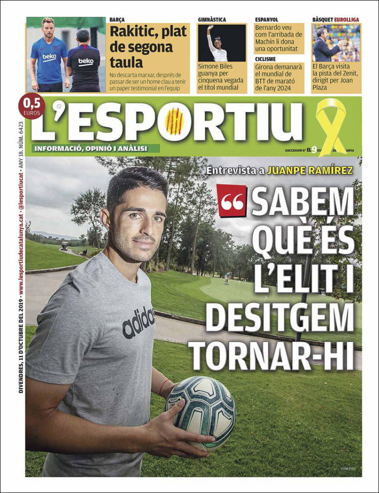 Portada de L'Esportiu : Girona (España)