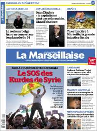 Portada de La Marseillaise (Francia)