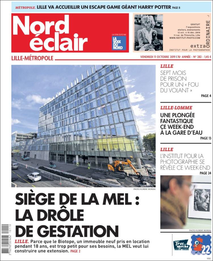 Portada de Nord Éclair (Francia)