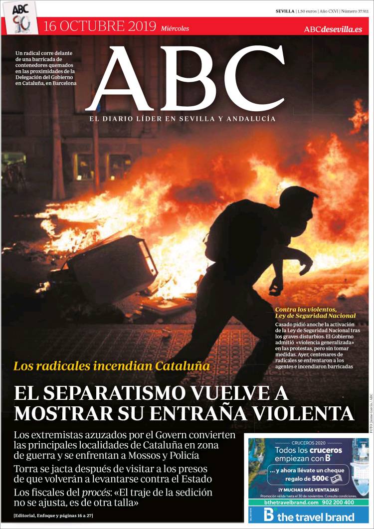 Portada de ABC - Sevilla (España)