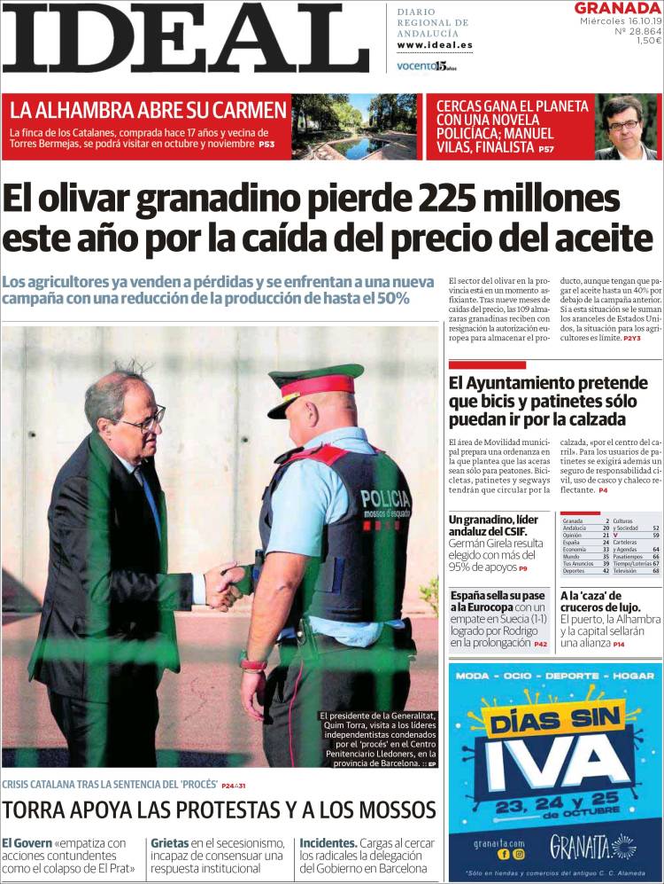 Portada de Ideal (España)