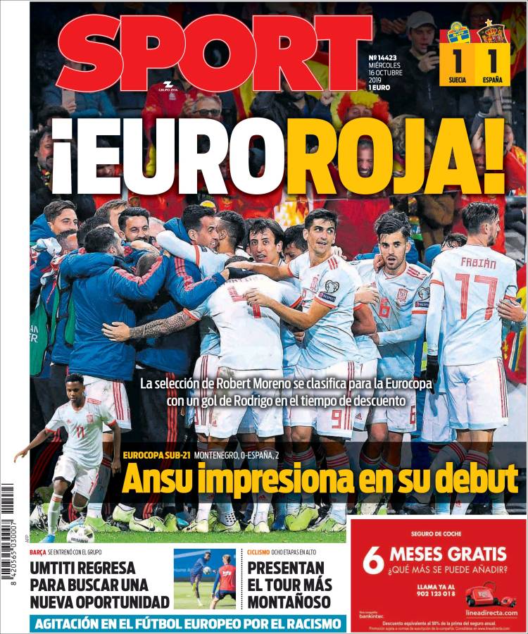 Portada de Sport (España)