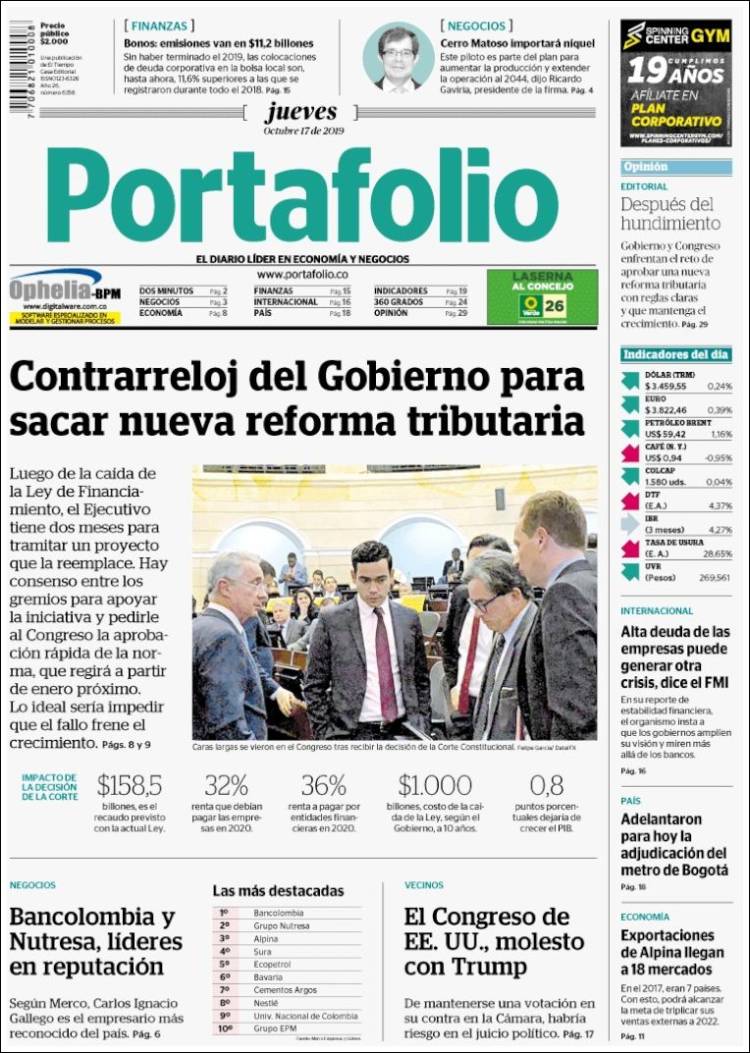 Portada de Portafolio (Colombia)