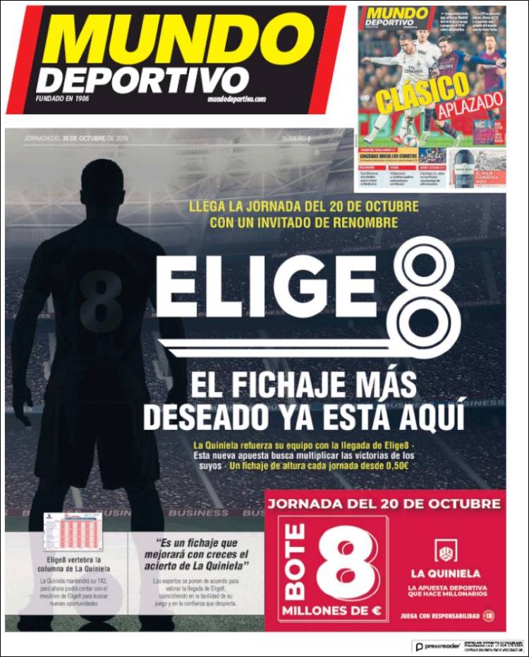 Portada de El Mundo Deportivo (España)