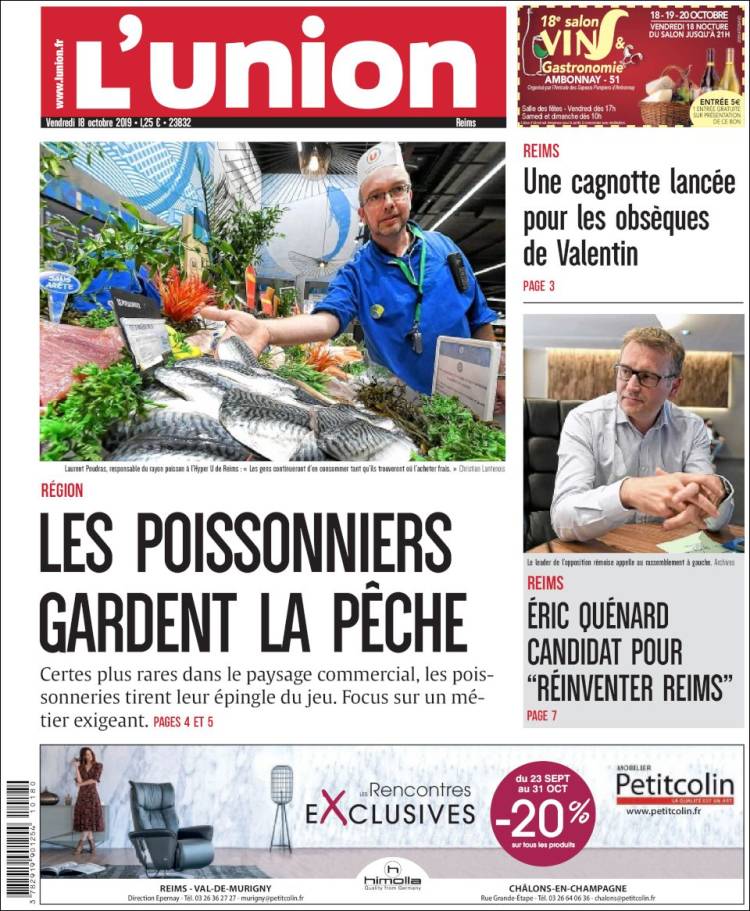 Portada de L'Union (Francia)