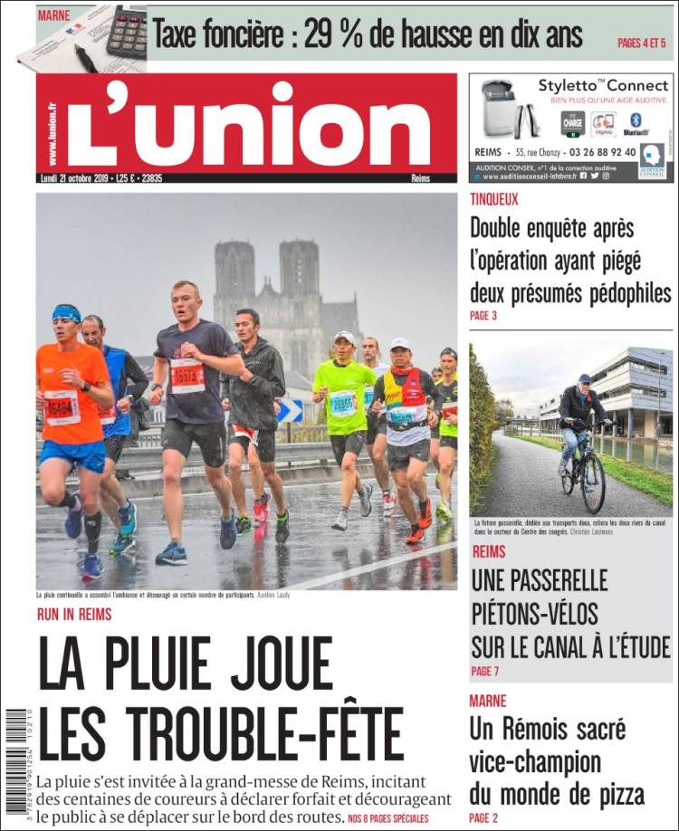 Portada de L'Union (Francia)