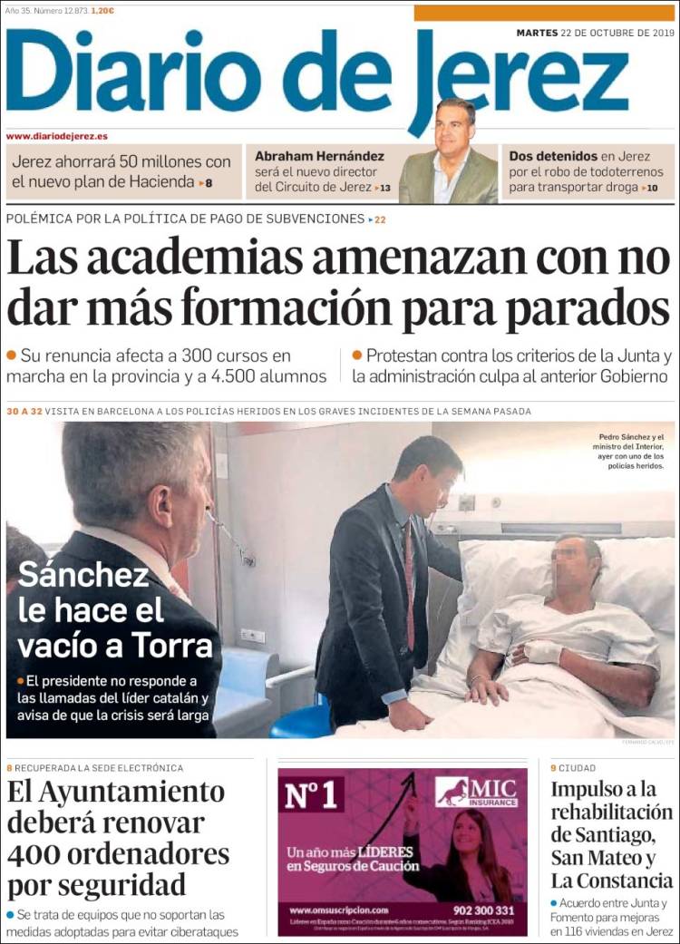 Portada de Diario de Jerez (Espa&ntilde;a)