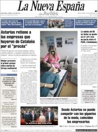 Portada de La Nueva España - Avilés (Espa&ntilde;a)