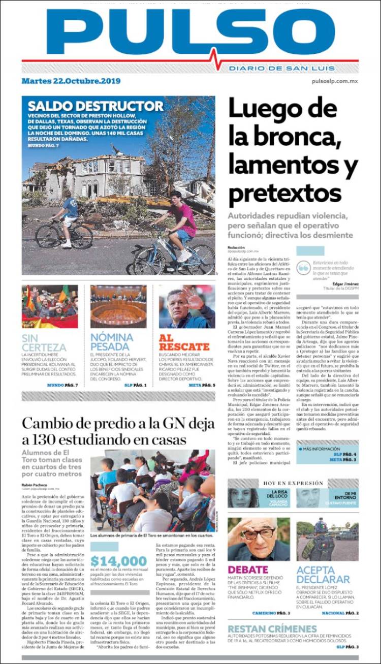 Portada de Pulso (México)